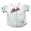 New York Mets MLB Replica Team Jersey (Alternate Home White) (Small)