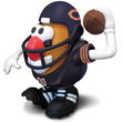 Chicago Bears NFL Sports-Spuds Mr. Potato Head Toy