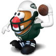 New York Jets NFL Sports-Spuds Mr. Potato Head Toy