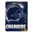 San Diego Chargers NFL Tag Micro Raschel Blanket (60x80)