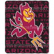 Arizona State Sun Devils NCAA Light Weight Fleece Blanket (031 Series) (50x60)