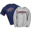 Denver Broncos NFL Youth Belly Banded Hooded Sweatshirt and T-Shirt Combo Pack (Small)