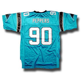 Julius Peppers #90 Carolina Panthers NFL Replica Player Jersey (Alternate Color) (Medium)julius 