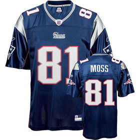Randy Moss #81 New England Patriots NFL Replica Player Jersey (Team Color) (Medium)randy 