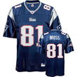 Randy Moss #81 New England Patriots NFL Replica Player Jersey (Team Color) (Large)