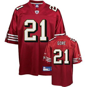 Frank Gore #21 San Francisco 49ers 2008 Youth NFL Replica Player Jersey (Team Color) (Medium)frank 