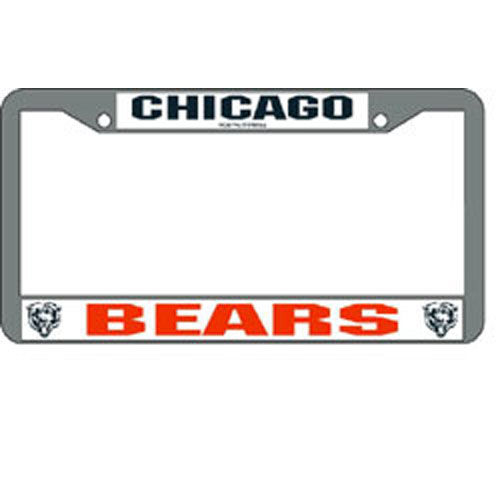Chicago Bears NFL Chrome License Plate Frame