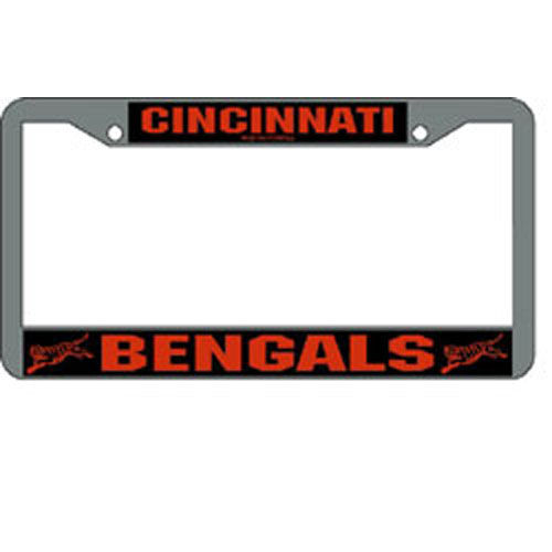 Cincinnati Bengals NFL Chrome License Plate Framecincinnati 