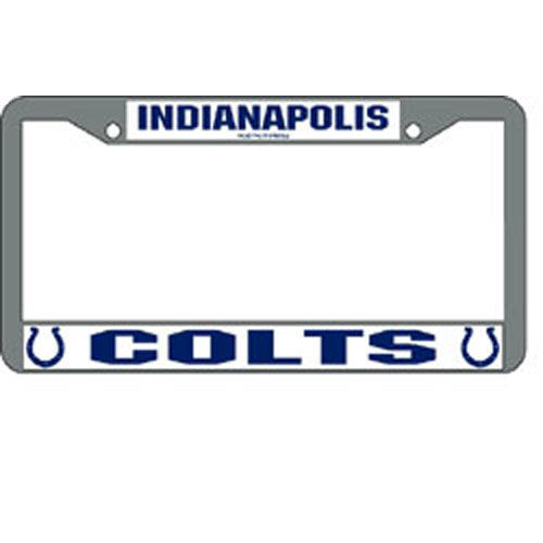 Indianapolis Colts NFL Chrome License Plate Frameindianapolis 
