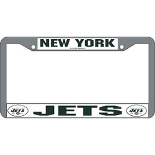 New York Jets NFL Chrome License Plate Frameyork 