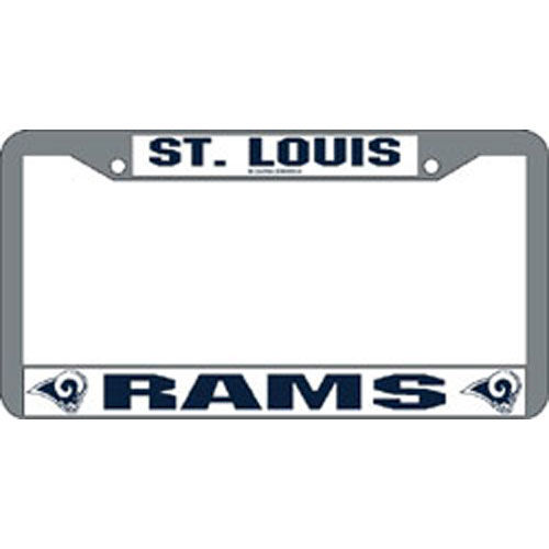 St. Louis Rams NFL Chrome License Plate Framelouis 