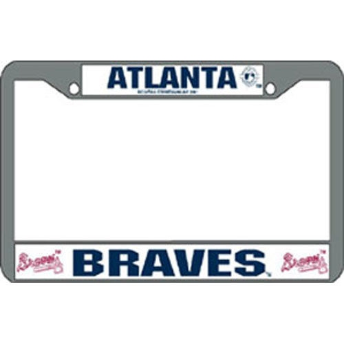Atlanta Braves MLB Chrome License Plate Frameatlanta 