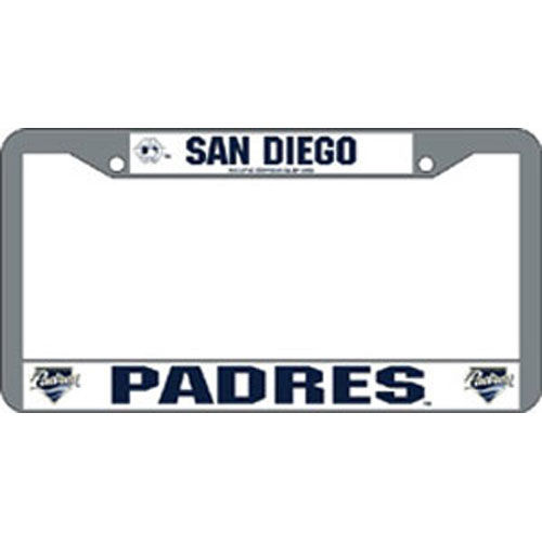 San Diego Padres MLB Chrome License Plate Framesan 