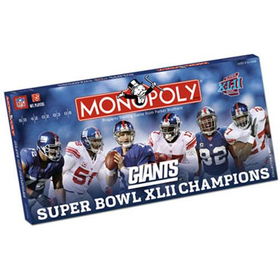 New York Giants NFL Super Bowl Monopolyyork 