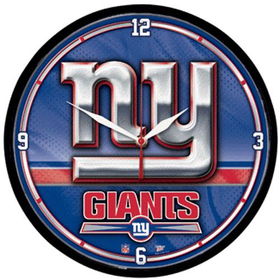 New York Giants NFL Round Wall Clockyork 