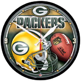 Green Bay Packers NFL Round Wall Clockgreen 