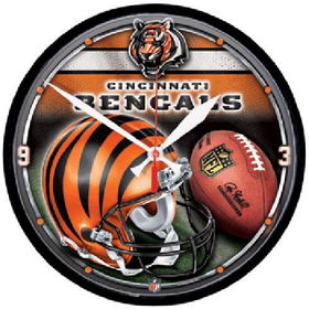 Cincinnati Bengals NFL Round Wall Clockcincinnati 