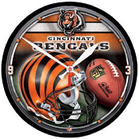 Cincinnati Bengals NFL Round Wall Clockcincinnati 
