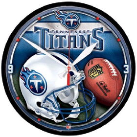 Tennessee Titans NFL Round Wall Clocktennessee 