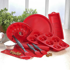 Chefs 10-piece Silicone Bakeware Set chefs 