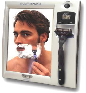 Fog-Free Mirror w/Light & Clockfogfree 