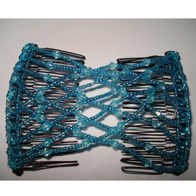 Easy Stretchable Hair Combs - Blue Clipeasy 